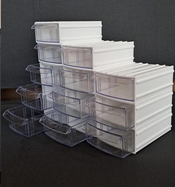 Depolife Şeffaf Çekmeceli Organizer Kutu 12 Kutu Dremel Gravür Boncuk Mücevher Saklama Kutusu Düzenleyici - Image 1