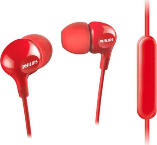Philips She3555Rd Mik Kulakiçi Kulaklık - Kırmızı - Image 1