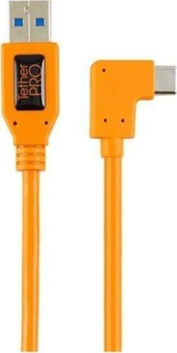 Tether Tools Tetherpro Usb 3.0 To Usb-C Right Angle Dik Açılı 50 Cm Bağlantı Kablosu - Image 1