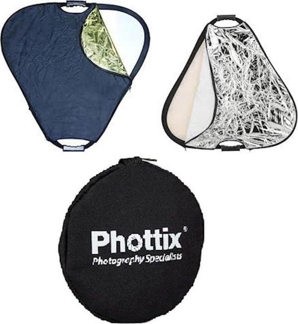Phottix 5 In 1 Premium Triangle With Handles 80Cm/32 Reflektör - Image 1