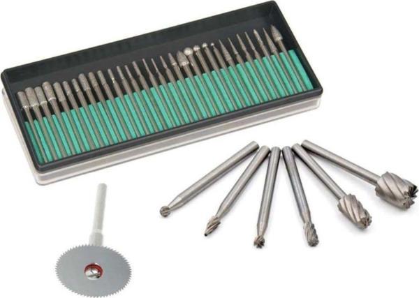 Depolife 38 Parça Dremel Proxxon Cihazlar Için Ahşap Oyma Şekillendirme Kesici Uç Hobi Seti - Image 1
