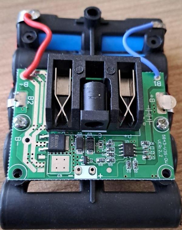 Depolife Şarjlı Batarya Grubu 3Lü 18650 Li-İon Pil 12V 2000 Mah Pcbli Şarj Bms Devreli Pil Seti Okul Proje - Image 1
