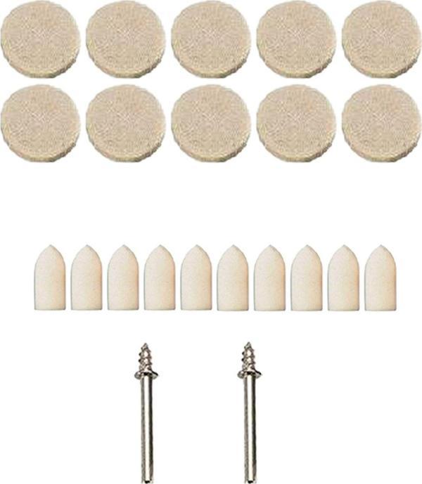 Depolife Dremel Uyumlu 22 Parça Keçe Mandren Seti - Image 1