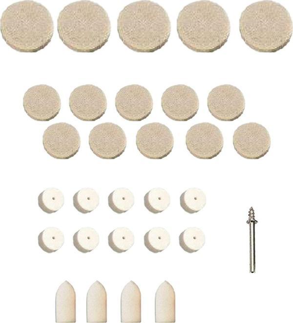 Depolife Dremel Vb Uyumlu 30 Parça Keçe Mandren Seti - Image 1