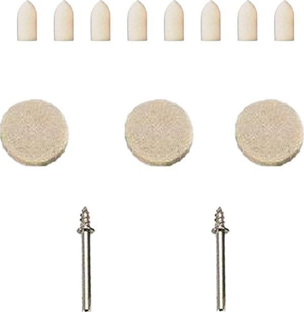 Depolife Dremel Vb. Uyumlu 13 Parça Keçe Mandren Seti - Image 1