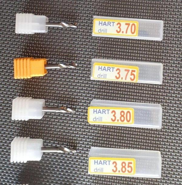 Depolife Kalıpçı Tornacı Delme Cnc Router Kesici Karbür Uç Seti 3.70Mm 3.75Mm 3.80Mm 3.85 Carbide Matkap 4Lü - Image 1