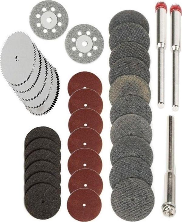 Dremel Proxxon Banco Uyumlu Kalıpcı Taşlama Için Kesici Disk Seti Elmas Metal Plastik Ahşap Kesici - Image 1
