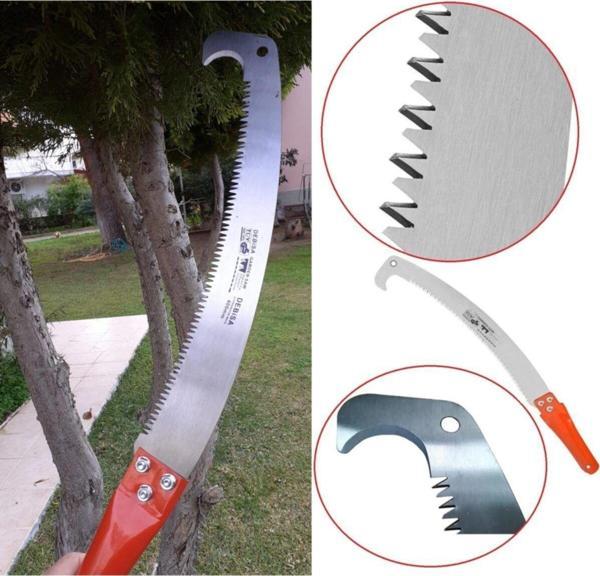 Depolife Tepe Dal Budama Testeresi Sırık Sap Takılabilir Kıvrık Testere Laser Bıçaklı Bahçe Taflan Diken Çalı - Image 1