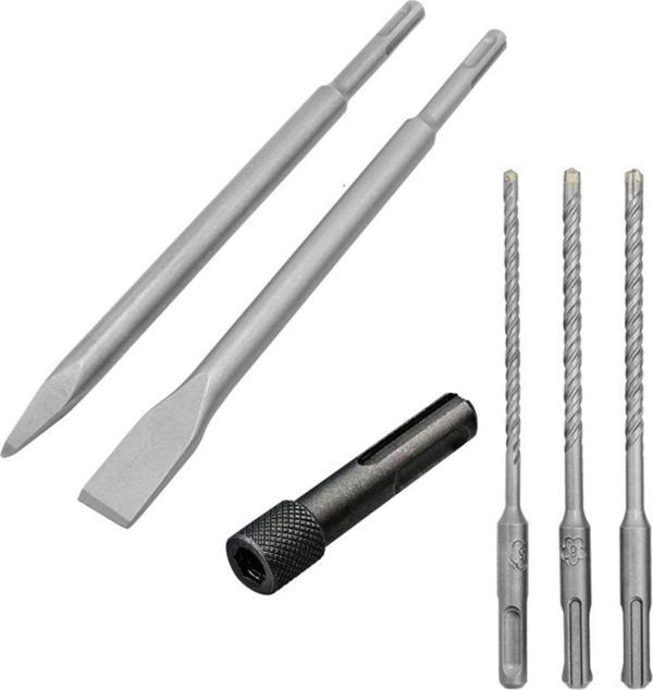 Depolife Kırıcı Delici Hilti İçin Sds Plus Elmaslı 3Lü Matkap Ucu Murç Keski Sds Vidalama Bits Adaptör Seti - Image 1