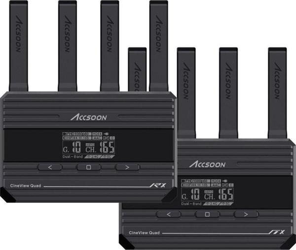 Accsoon Cineview Quad Tx/Rx Kablosuz Görüntü Aktarım Sistemi - Image 1