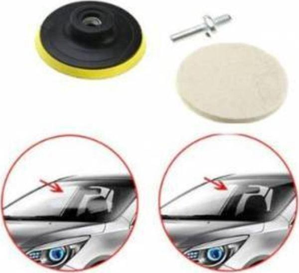 Depolife Boya Cam Far Cizik Giderme Yün Keçe Diski Cırt Taban Matkap - Image 1