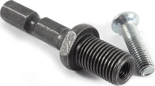 Depolife Altıgen Şaft Elektrikli Darbeli Matkap Mandren Için 1/4 Altıgen Şaft Adaptörü, Vida 3/8" 24Unf - Image 1