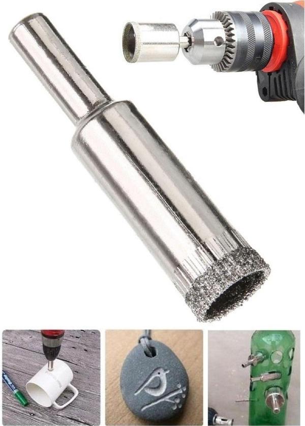 Depolife 8Mm Mermer Granit Fayans Cam Yuvarlak Delme Panç Elmas Uç Yuvarlak Açma Matkap Için Karot - Image 1