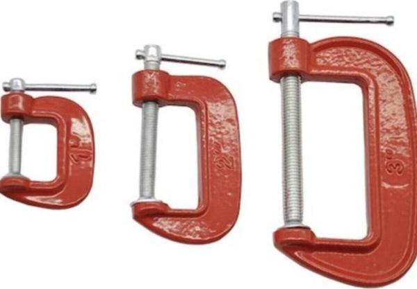 Depolife El5 001 G Tipi Kazancı Mengene Seti 3 Parça Metal Kanca Kıskaç 3Lü - Image 1