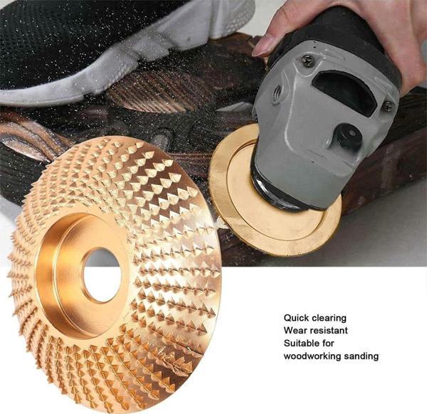 Depolife Ahşap Törpü Eğe Disk 85Mm Kuksa Tabak Oval Oyma Açılı Taşlama Diski Aşındırıcı Oyma Şekillendirme - Image 1