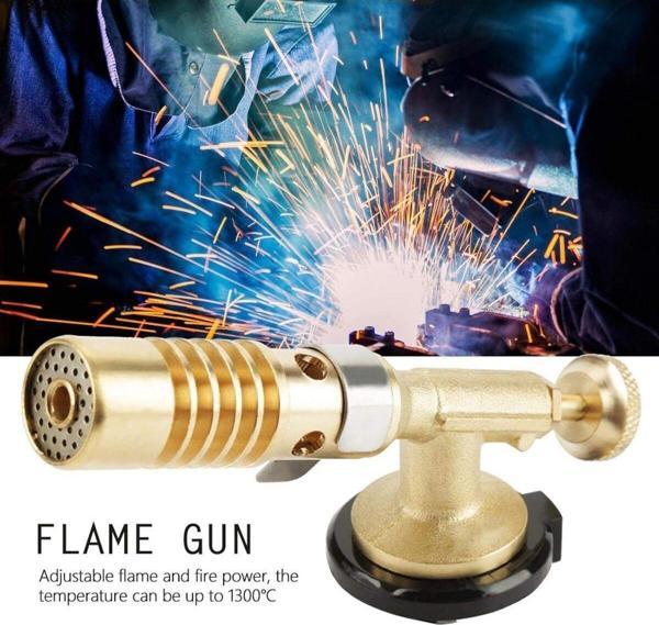 Depolife Profesyonel Pirinç Mutfak Pişirme Gaz Bütan Mutfak Meşale Kaynak Barbekü Alev Torch - Image 1