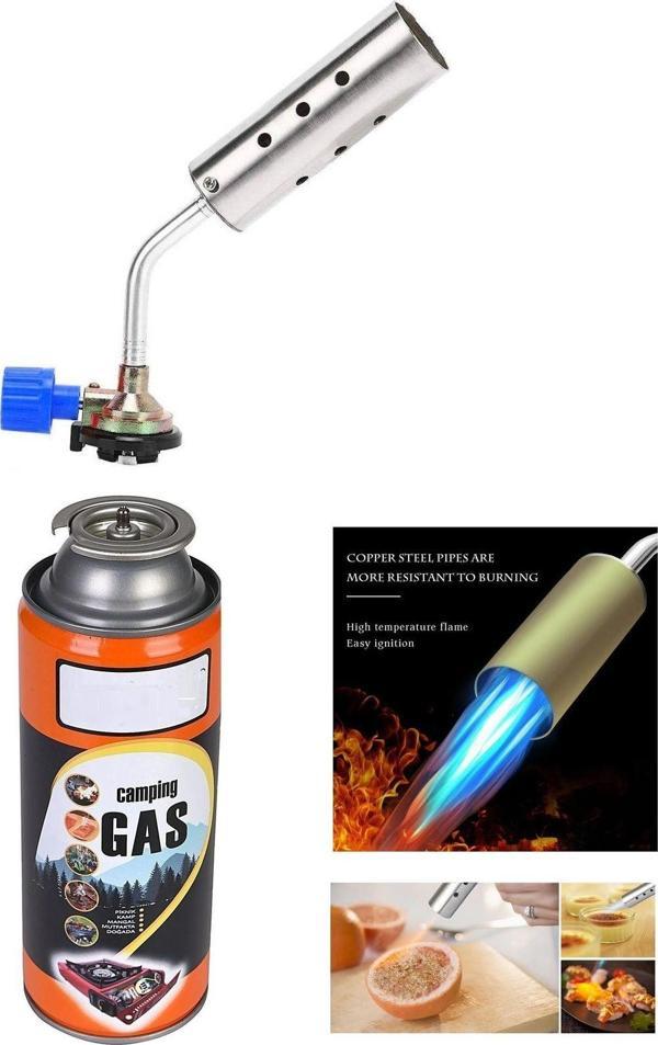 Depolife Şaloma Gaz Pürmüz Başlığı Tamirci Kaynakcı Pürmüz Kafası Torch Başlık Yüksek Alev Çakmak Şalama - Image 1