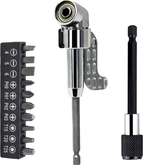 Depolife Matkap Için Vidalama Uç Seti Altıgen Hex Köşe Kör Vidalama Aparatı Hızlı Bits Değiştirme Adaptörü - Image 1