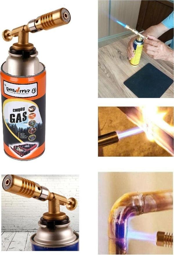 Depolife Şaloma Gaz Pürmüz Başlığı Tamirci Pürmüz Kafası Torch Başlık Yüksek Alev Kaynak Çakmağı Çakmak Gazı - Image 1