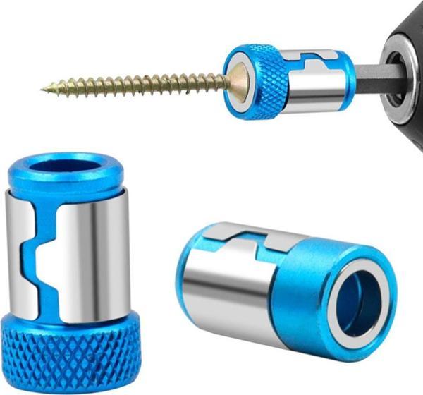 Depolife Matkap Vidalama Mıknatıslı Vida Tutucu Aparat Vida Mıknatıslama Tornavida Aparatı 1 Adet - Image 1