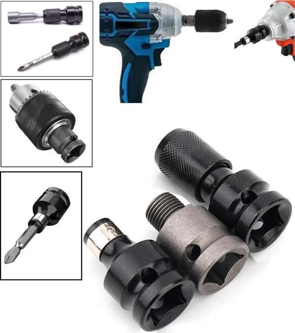 Depolife Somun Bijon Sökme Takma Sıkma Darbeli Matkap Makinesi İçin Bits Ve Mandren Adaptörü Ağır Hizmet - Image 1