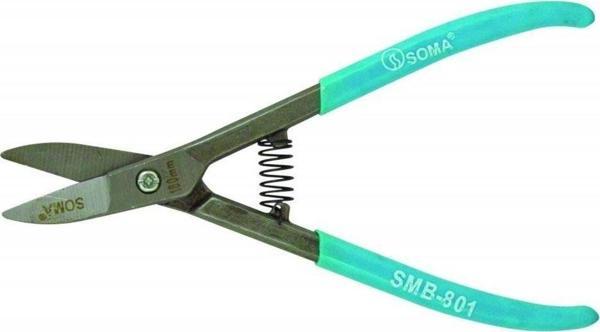 Depolife Kuyumcu Makası Soma Smb-801 Hassas Teneke Saç Kesme Makası Yaylı 18Mm - Image 1