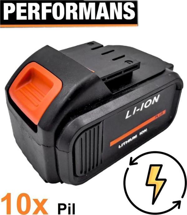 Depolife 10 Pilli Batarya Lithıum-İon Teknolojisi Şarjlı Yedek Batarya Makine Aküsü 10Lu Üniversal Pil Grubu - Image 1