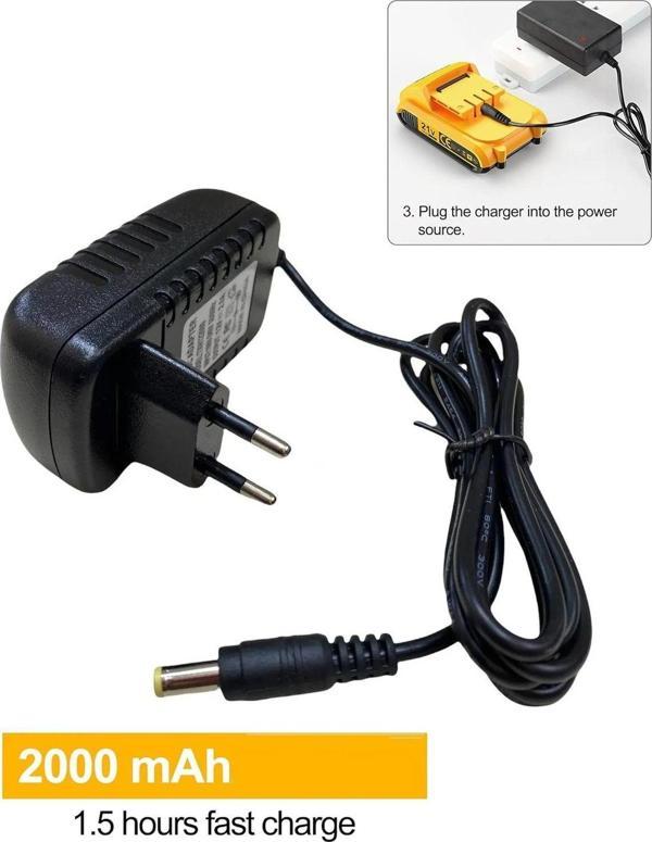 Depolife Şarjlı Matkap Için Şarj Adaptörü 24V 20V 18V 16.8V 14V Ve 12 Volt Li-On Pil Şarj Üniversal - Image 1