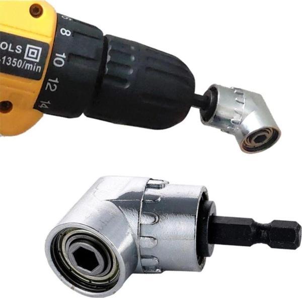 Depolife Köşe Vidalama Delme Kör Nokta Aparatı 1/4 Hex Matkap Adaptörü Kısa Kuyruk Altıgen Bits Girişli - Image 1