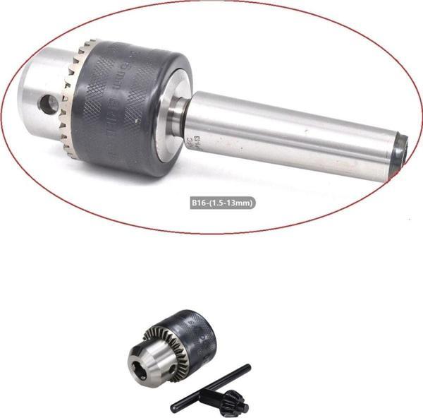 Depolife 1.5-13Mm B16 Mandren Konik Matkap Aynası Çelik Anahtarlı Mandiren - Image 1