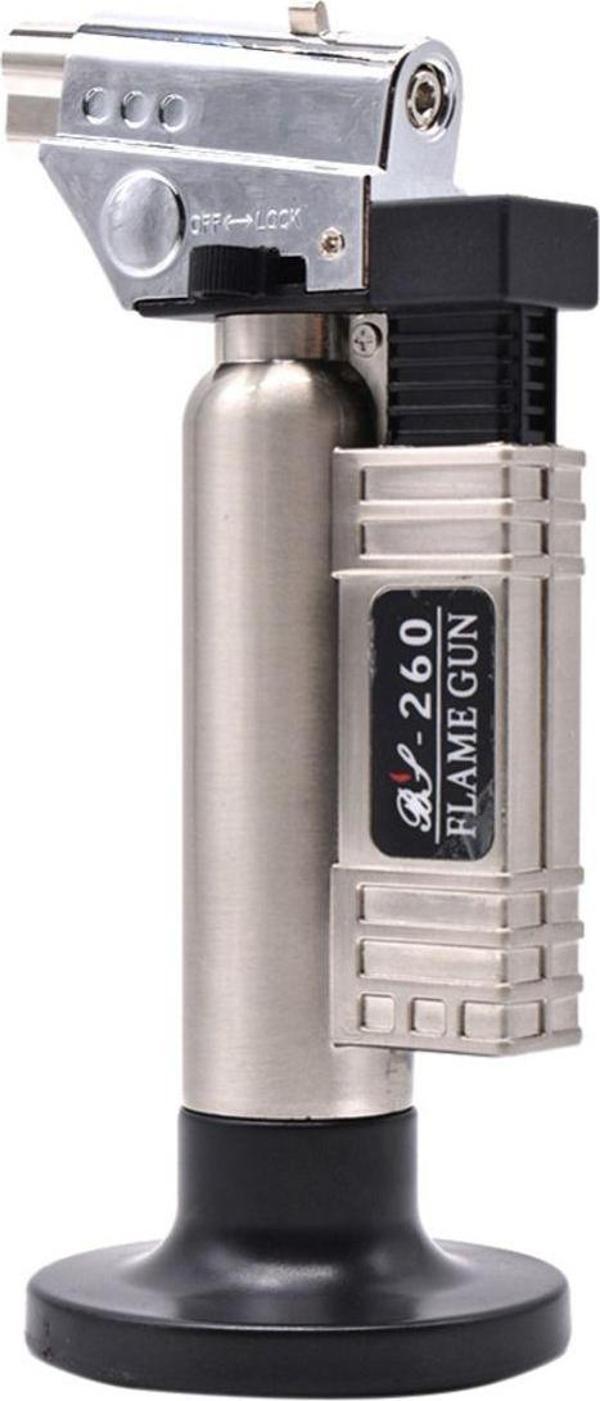 Depolife Bs-261 Jet Alev Bütan Gaz Tıbbi Diş Kesme Meşale Çakmak Metal Gövde Çakmak Pürmüz Torch - Image 1