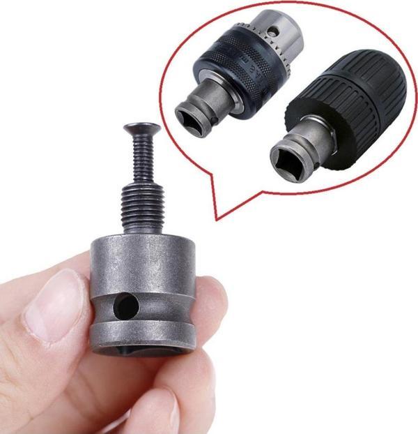 Depolife 1/2 Somun Sıkma Matkap Mandren Adaptör Somun Sökme Makinesini Mandrene Çevirici Aparatı - Image 1