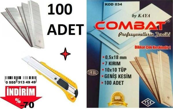 Depolife Falçata Bıçağı Maket Bıçak Ağzı 10 Kutu 100 Adet 0.35Mm Falcata Yedeği - Image 1