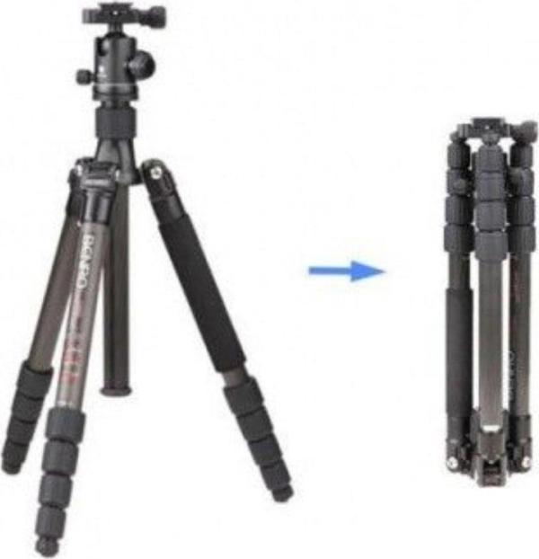 Benro C-1690Tb0 Carbon Fiber Travel Angel Tripod Top Kafa Ile - Image 1