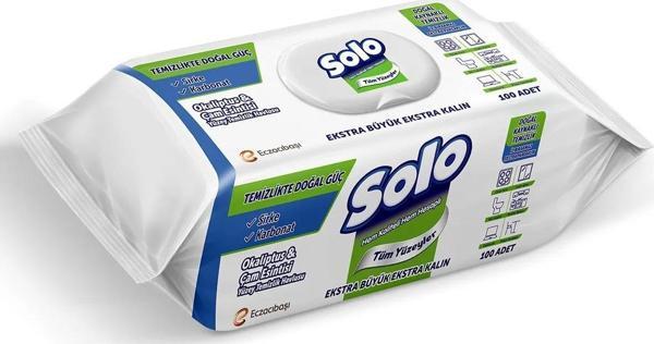 Solo Temizlikte Doğal Güç Okaliptus&çam Esintisi Yüzey Temizlik Havlusu 100 Yaprak - Image 1