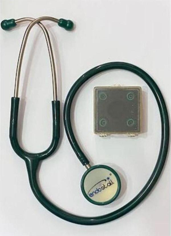 ENDOSTALL - Çift Taraflı Klasik Stetoskop - Steteskop - Paslanmaz Çelik - Yetişkin - Yeşil - Image 1