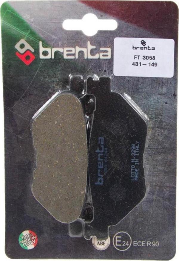 Brenta Organik Fren Balata Ft 3058 Arka Tmax 500 530 Yp 400 Majesty [non Abs] 04 - 13 R (165 - 319) - Image 1