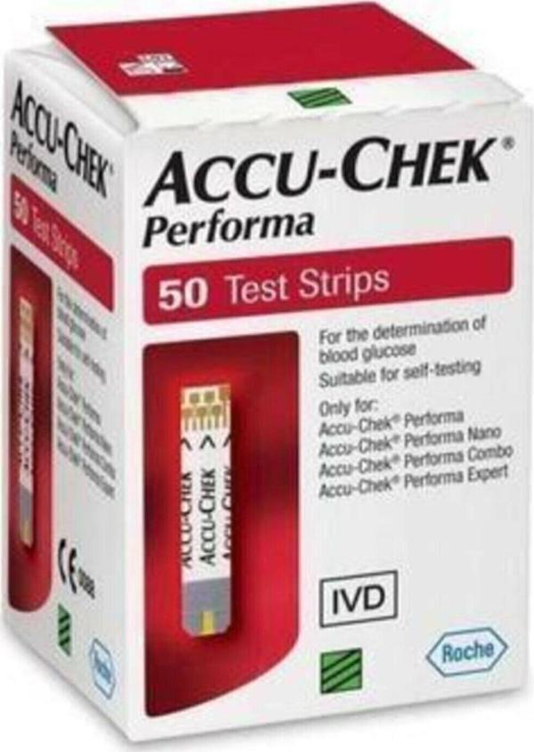 Roche Accu-Chek Performa Şeker Ölçüm Stribi 50'Li (1 Kutu) - Image 1