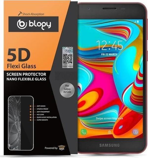 Blogy Galaxy A2 Core ile Uyumlu Flexi 5D Ekran Koruyucu - Image 1