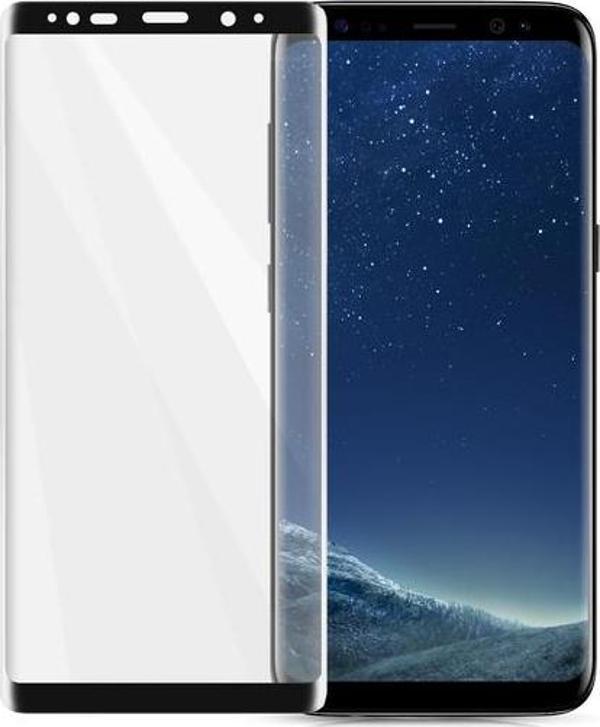 Blogy Galaxy S8 Plus ile Uyumlu Flexi Edge 5D Ekran Koruyucu - Image 1