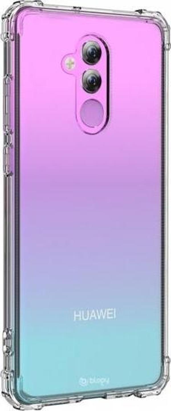 Blogy Mate 20 Lite ile Uyumlu Crystal Fit Kılıf Crystal Clear - Image 1
