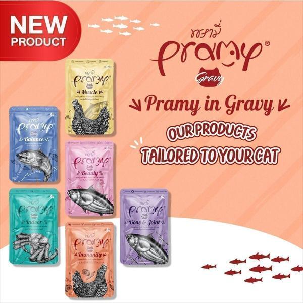 pramy 6 Adet Karışık Konserve Kedi Maması - Image 1
