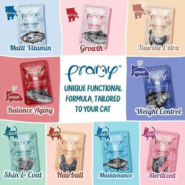 pramy 9 Çeşit Karışık Kedi Konserve Maması - Image 1