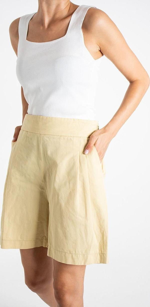 Butik Arvila Kadın Kolsuz Düz Bluz Kalın Askılı Atlet Ince Yazlık Kare Yaka Triko Beyaz S - Image 1