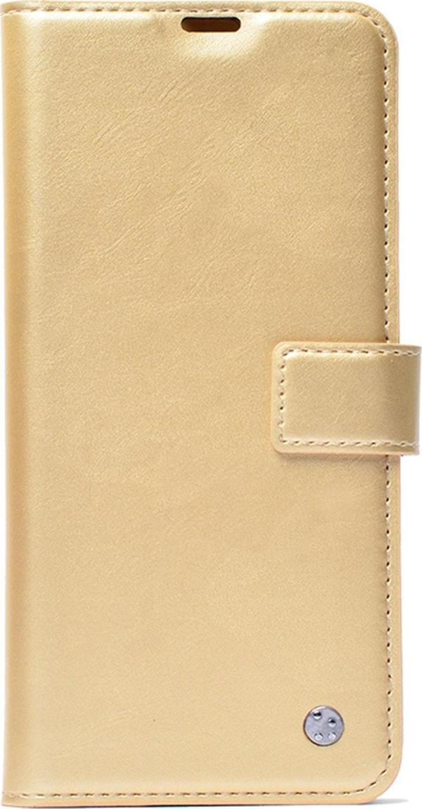 Kılıfmania Samsung Galaxy A32 4G Deri Deluxe Kapaklı Cüzdanlı Kılıf - Gold - Image 1