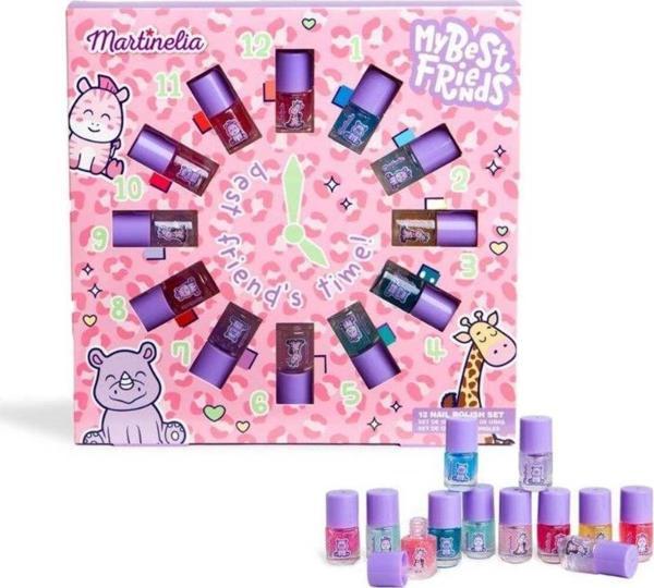 Martinelia My Best Friends Kız Çocuk Su Bazlı Pırıltılı Oje Seti - Image 1