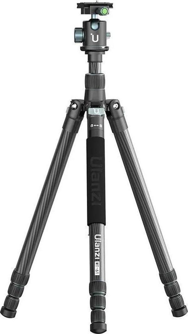 Ulanzi MT-61 Carbon Fiber Hafif Taşınabilir Travel Tripod Monopod - Image 1