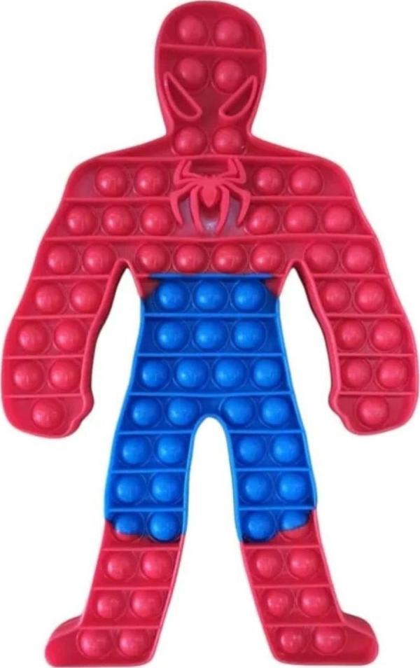 30 cm Spiderman Şeklinde Pop It Örümcek Adam Pop it - Image 1