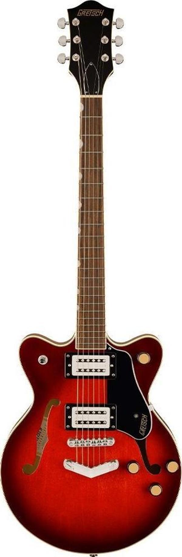 Gretsch G2655 Streamliner CB JR DC Claret Burst Elektro Gitar - Image 1