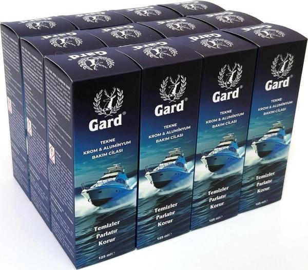 Gard Tekne Krom & Alüminyum Bakım Cilası 12'Li Set ( 125 Ml X 12 Adet ) - Image 1